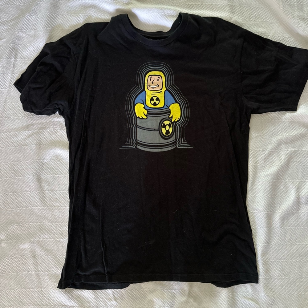 Unisex Fallout Vault Boy Black T-Shirt size XL